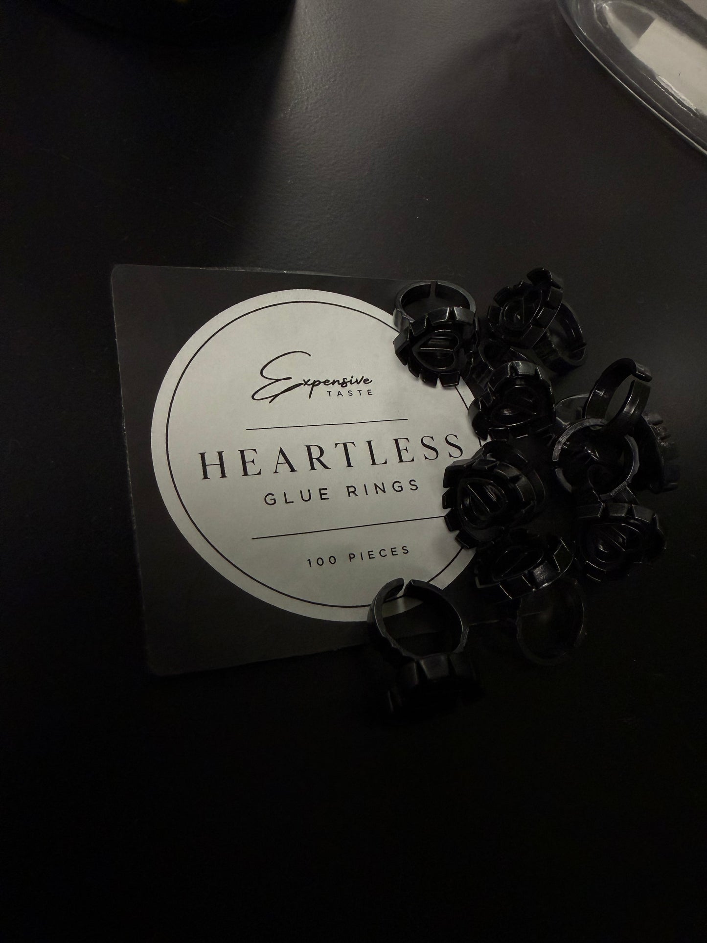 Heartless Glue Rings