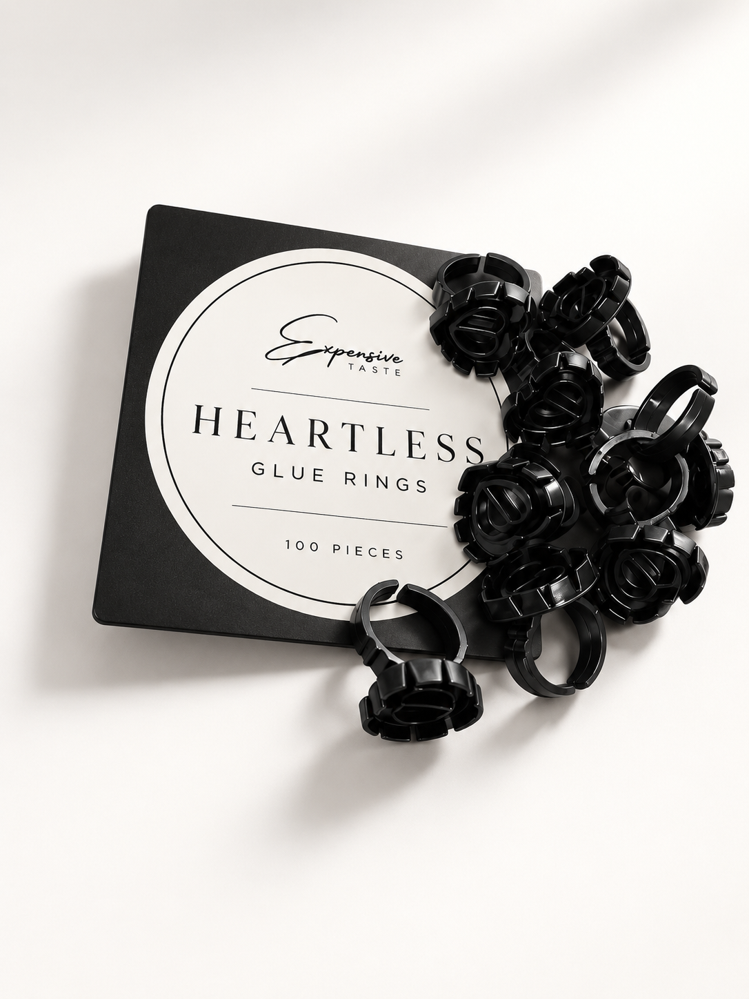 Heartless Glue Rings